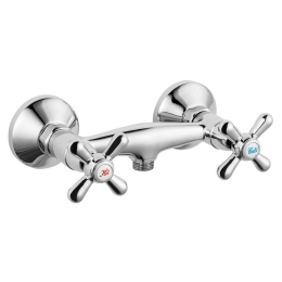 Μπαταρία Ντους Retro XD7 Chrome Ferro Μέταλλο