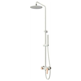 Μπαταρία Σταθερού Ντους Andare WNW33R98PH-RG White-Rose Gold Karag Ανοξείδωτο Ατσάλι