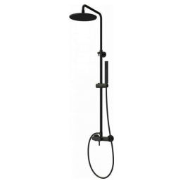 Μπαταρία Σταθερού Ντους Artemis CF031M-NR Black Karag Ανοξείδωτο Ατσάλι