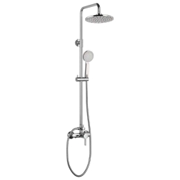 Μπαταρία Σταθερού Ντους Artemis CF031M-C Chrome Karag Ανοξείδωτο Ατσάλι