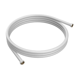 Σπιράλ Τηλεφώνου Ντους 150cm FB04716 BI White Karag Ανοξείδωτο Ατσάλι