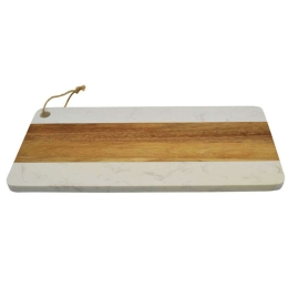 Επιφάνεια Κοπής Ξύλινη 809981 16x35cm White Ankor Ξύλο