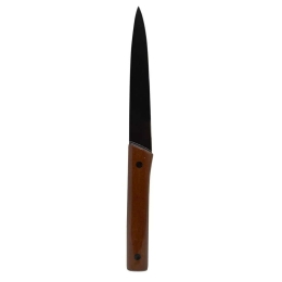 Μαχαίρι Κουζίνας Με Ξύλινη Λαβή 809653 25cm Silver Ankor Ανοξείδωτο Ατσάλι