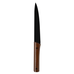 Μαχαίρι Κουζίνας Με Ξύλινη Λαβή  809646 31cm Black Ankor Ανοξείδωτο Ατσάλι