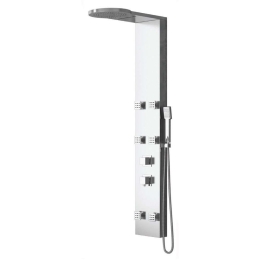 Στήλη Υδρομασάζ Thalia P5046 134x20cm Chrome Praxis ABS