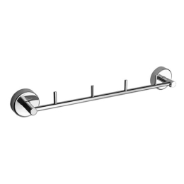 Άγκιστρο Μπάνιου 4 Θέσεων Moderno 2204 33cm Chrome Karag Ανοξείδωτο Ατσάλι