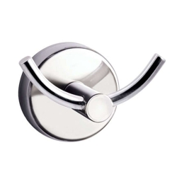 Άγκιστρο Μπάνιου Διπλό Moderno 2202 6,5x4,5x4,5cm Chrome Karag Ανοξείδωτο Ατσάλι