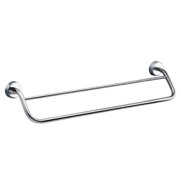 Κρεμάστρα Πετσέτας Διπλή Moderno 2262 60cm Chrome Karag Ανοξείδωτο Ατσάλι