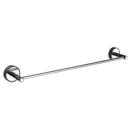 Κρεμάστρα Πετσέτας Optimo 6260 60cm Black-Chrome Karag Ανοξείδωτο Ατσάλι