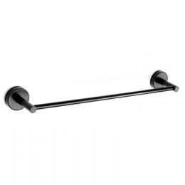 Κρεμάστρα Πετσέτας Uno 1250 55 50cm Black Karag Ανοξείδωτο Ατσάλι