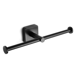 Χαρτοθήκη Διπλή Quattro 4422 55 24x5,5x7,5cm Black Karag Ανοξείδωτο Ατσάλι