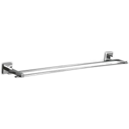 Κρεμάστρα Πετσέτας Διπλή Lito 33048 Chrome Karag Μέταλλο