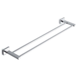 Κρεμάστρα Πετσέτας Διπλή New Colomdo 76048 62x3,5cm Chrome Karag Μέταλλο