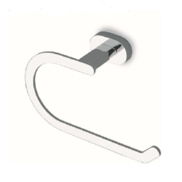 Κρεμάστρα Πετσέτας Κρίκος New Oval 75060 6,2x22x13cm Chrome Karag Μέταλλο