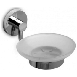 Σαπουνοθήκη Γυάλινη Artion 12059 Chrome Karag Γυαλί