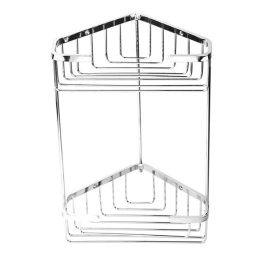 Γωνιακή Ραφιέρα Μπάνιου Hotel BB-107D 17x23cm Chrome Karag Μέταλλο