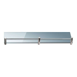 Ραφιέρα Μπάνιου Διάφανη Mensole 0655 50cm Clear Karag Γυαλί