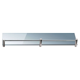 Ραφιέρα Μπάνιου Ματ Mensole 0655-99 50cm Clear Karag Γυαλί