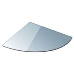 Ραφιέρα Μπάνιου Διάφανη Mensole 0620 20x20cm Clear Karag Γυαλί