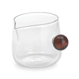 Γαλατιέρα Bilia BA00904 6,2x5,6cm Amber-Clear Zafferano Γυαλί