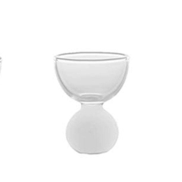 Αυγοθήκη Bilia BA01001 5x6cm White-Clear Zafferano Γυαλί