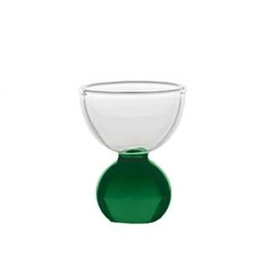 Αυγοθήκη Bilia BA01013 5x6cm Green-Clear Zafferano Γυαλί