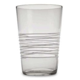 Ποτήρι Νερού Filante FL00109 400ml Grey Zafferano Γυαλί