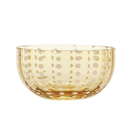 Μπωλ Παγωτού Perle PR00804 11,5x6cm 380ml Amber Zafferano