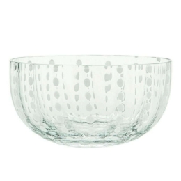 Μπωλ Σερβιρίσματος Perle PR00901 23x12cm Clear Zafferano Γυαλί