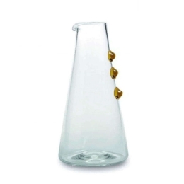 Καράφα Petoni PT00718 125ml Gold-Clear Zafferano Γυαλί