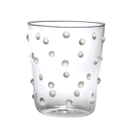 Ποτήρι Νερού Party PY00100 450ml White-Clear Zafferano Γυαλί