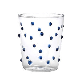 Ποτήρι Νερού Party PY00107 450ml Blue-Clear Zafferano Γυαλί