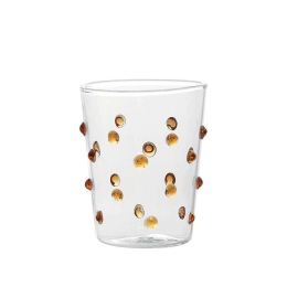 Ποτήρι Party Junior PY00318 95ml Gold-Clear Zafferano Γυαλί