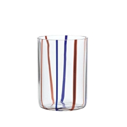 Ποτήρι Tirache TR00105 350ml Blue-Multi Zafferano Γυαλί