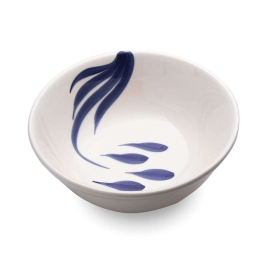 Σαλατιέρα Mannaggia Li Pescetti MLP1107 Φ24cm Blue-White Zafferano Small Κεραμικό