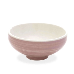 Μπωλ Δημητριακών Pàtera PA70708 Φ14x5,4cm 400ml Pink-White Zafferano Κεραμικό