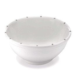 Σαλατιέρα Striche SK01000 Φ21cm White-Beige Zafferano Small Κεραμικό