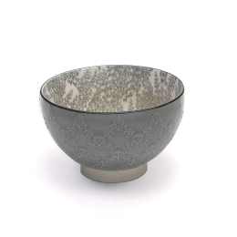 Μπωλ Δημητριακών Tue Tex TU00314 Φ11,5cm Grey Zafferano Κεραμικό