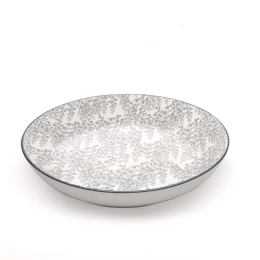 Πιάτο Βαθύ Tue TU00514 Φ20,5cm Grey Zafferano Κεραμικό