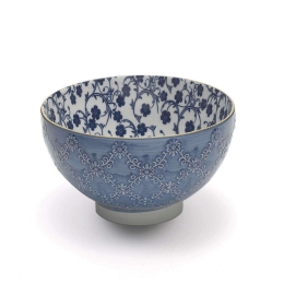 Μπωλ Δημητριακών Tue Tex TU00607 Φ15,2cm Blue Zafferano Κεραμικό