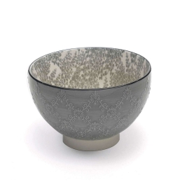 Μπωλ Σερβιρίσματος Tue Tex TU00914 Φ20,3cm Grey Zafferano Κεραμικό