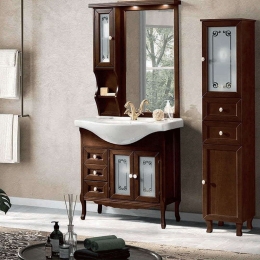 Στήλη Μπάνιου Mara 35x33x170cm Walnut Bluelife Ξύλο