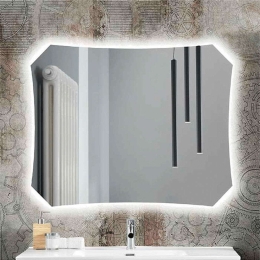 Καθρέπτης Με Φωτισμό Led Fina 100x80cm 18W 4000K Clear Bluelife Γυαλί