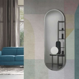 Καθρέπτης Liza 50x150cm Smoke Capodarte Γυαλί