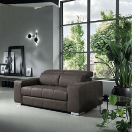 Καναπές Διθέσιος Lambert 175x98x75+20cm Dove Grey Capodarte