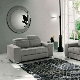 Καναπές Διθέσιος Lambert 175x98x75+20cm Grey Capodarte