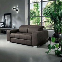 Καναπές Τριθέσιος Lambert 210x98x75+20cm Dove Grey Capodarte