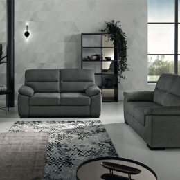 Καναπές Διθέσιος Tom 155x92x95cm Anthracite Capodarte