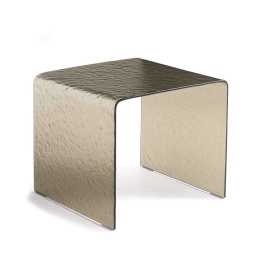 Τραπεζάκι Σαλονιού Plinio 45x45x48cm Bronze Capodarte
