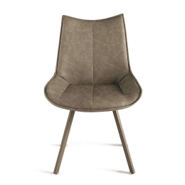 Καρέκλα Clodia 55x62x89cm Dove Grey Capodarte